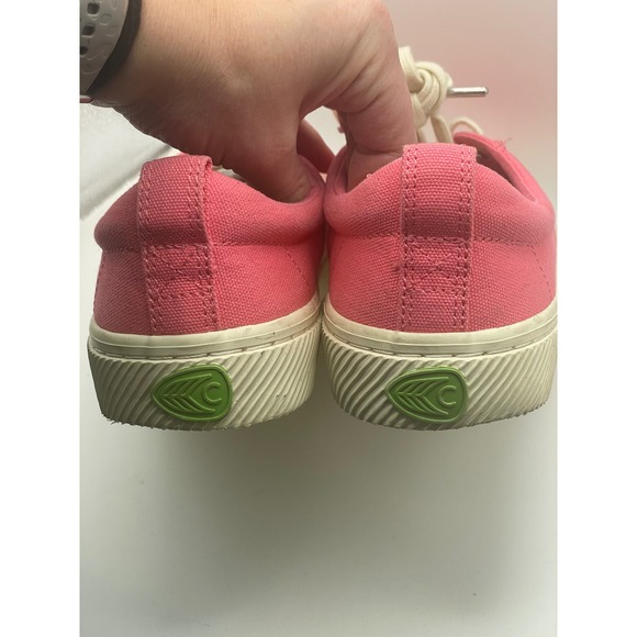 Cariuma IBI Low Top Canvas Sneakers Pink Lemonade Women's Size 8 - Picture 5 of 10